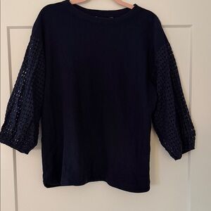 Elegant Banana Republic Navy Blue Women's Top